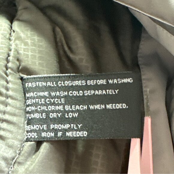 Weatherproof 32° Mens L Polyester Hooded Jacket Gray & Orange Lined Gorpcore - Picture 5 of 9